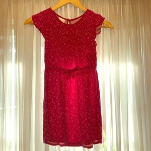 Toughskin Girl’s Pink Heart Dress